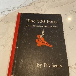 Vintage Book The 500 Hats of Bartholomew Cubbins by Dr. Seuss 1938